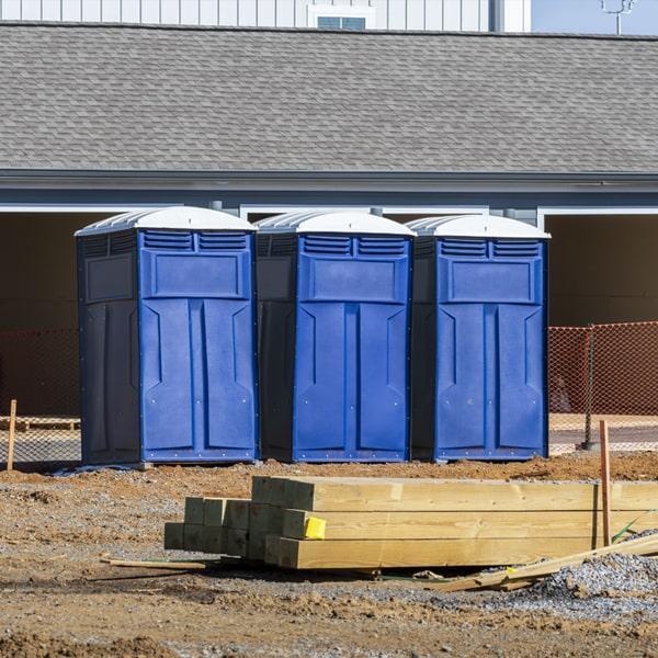 job site portable toilets services our porta potties on work sites once a week, but can also provide additional servicing if needed